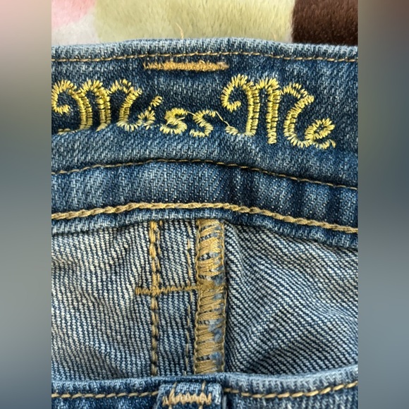 Miss Me Womens Denim Distressed Frayed Hem Jewel Stud Bermuda Shorts 29 - Picture 5 of 13